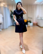 NK087 乾濕褸款修身連身裙