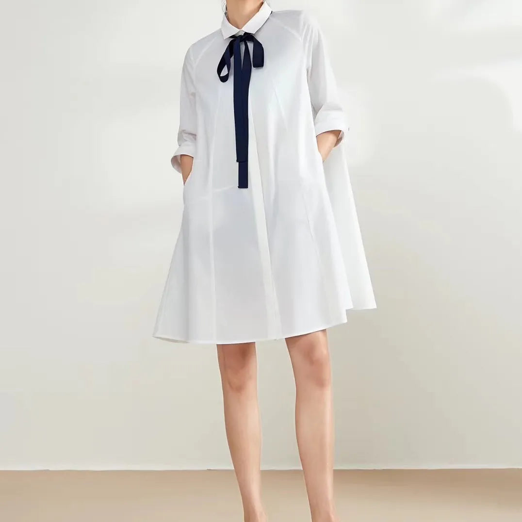 NH158 Two-piece A-line dress