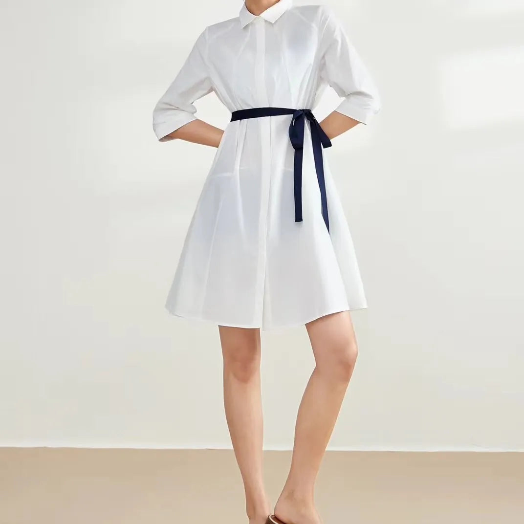 NH158 Two-piece A-line dress