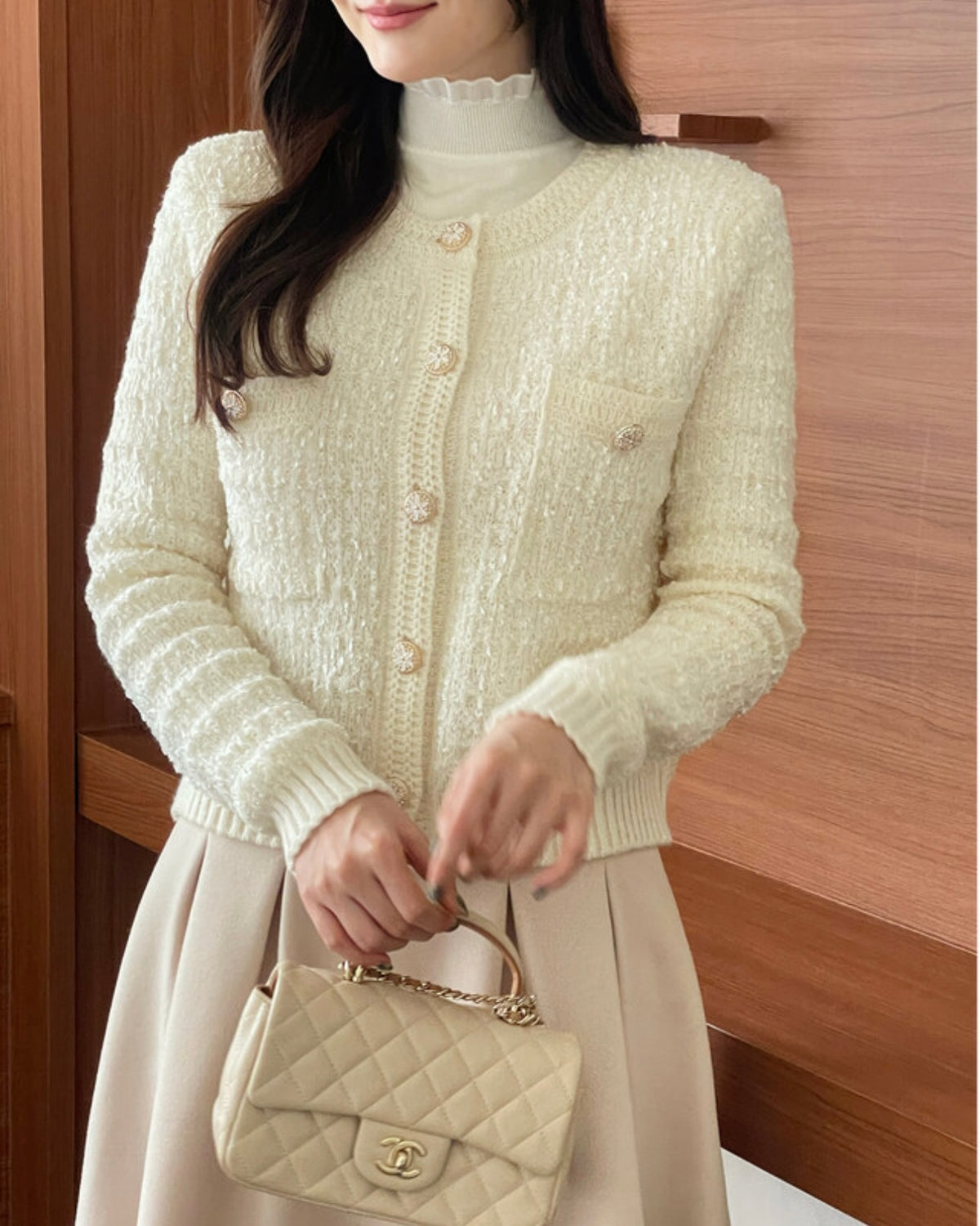 NH946 小香風針織外套