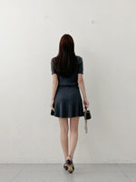 NK237 針織通花短裙套裝