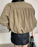 NK243 燈籠袖恤衫外套