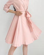 NK238 風衣束腰迷你連身裙