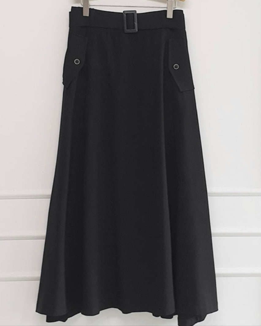 NK241 風衣襯衫長裙套裝