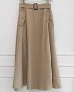 NK241 風衣襯衫長裙套裝