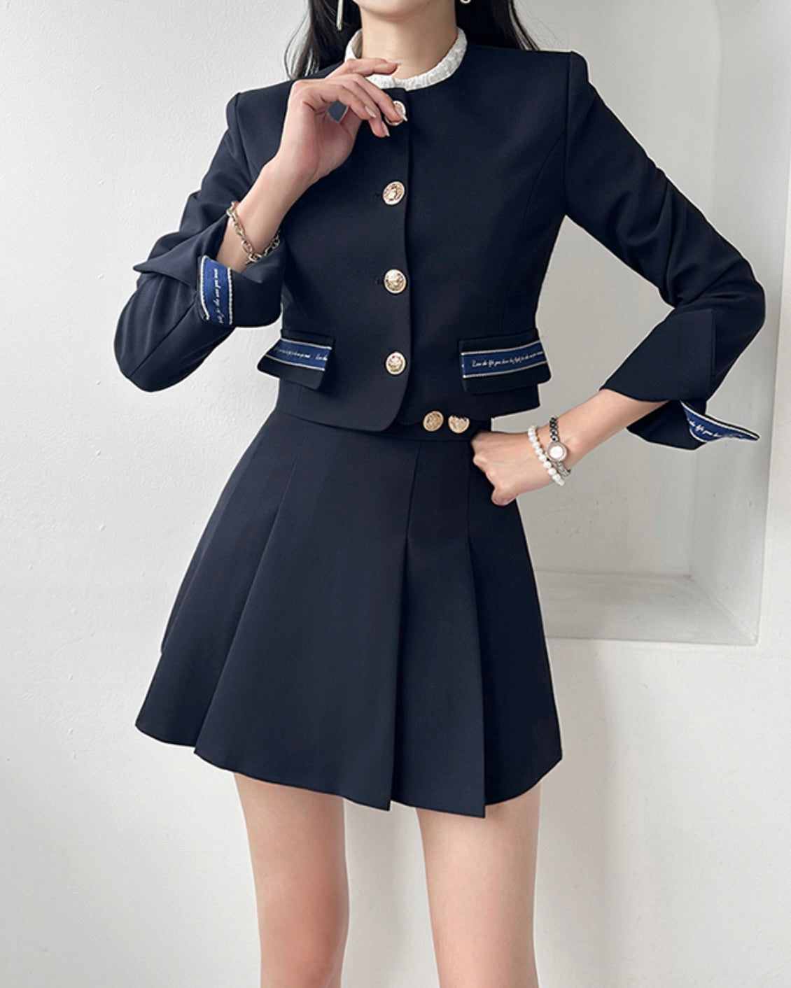 NK239 Cropped 外套套裝