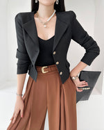 NK259 西裝收腰短外套