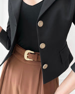 NK259 西裝收腰短外套