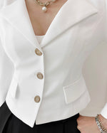 NK259 西裝收腰短外套