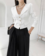 NK259 西裝收腰短外套