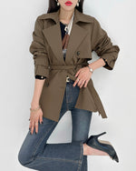 NK270 短版風衣外套