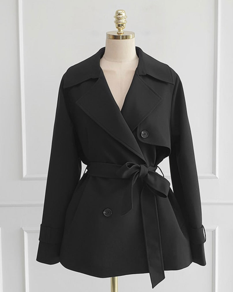 NK270 短版風衣外套