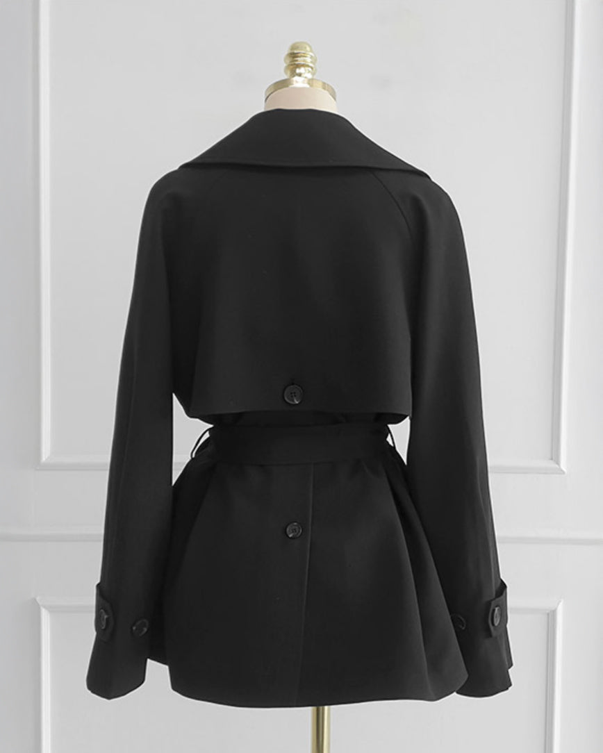 NK270 短版風衣外套