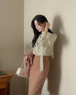 NK274 絲絨堆領襯衫