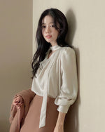 NK274 絲絨堆領襯衫