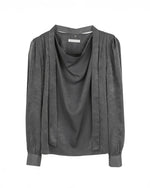 NK274 絲絨堆領襯衫