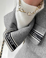 NK357 抓絨外套百褶裙套裝