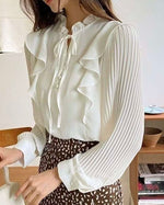 NK298 皺褶壓紋上衣