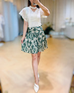 NK134 印花雪紡半截裙