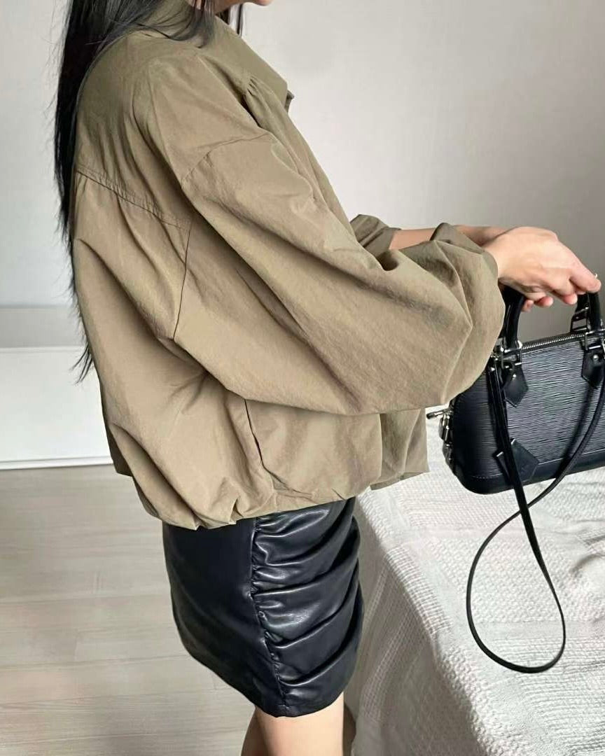 NK243 燈籠袖恤衫外套