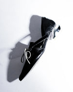 NE891 Leather Lab RIBBON OPEN SHANK FLATS