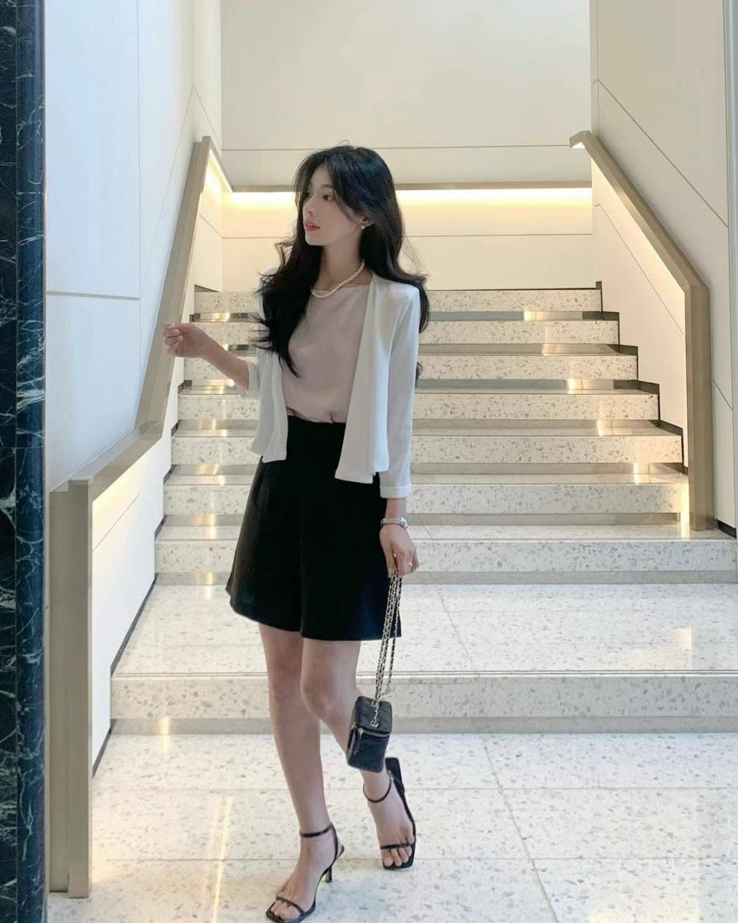 NH160 韓國 Zabara 氣質雪紡外套