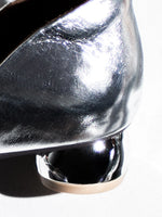 NE604 Leather Lab ROUND-HEEL STRAPPED PUMPS