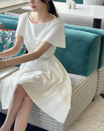 NK209 披肩傘型連身裙