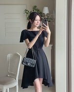 NK209 披肩傘型連身裙