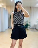 NK132 特色衣領真絲上衣