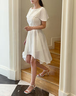 NK209 披肩傘型連身裙