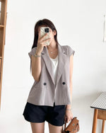 NK051 西裝領背心薄外套