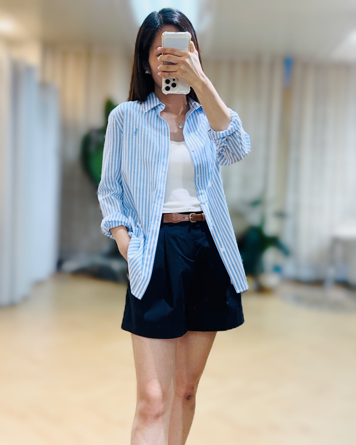 NK142 百搭條子恤衫