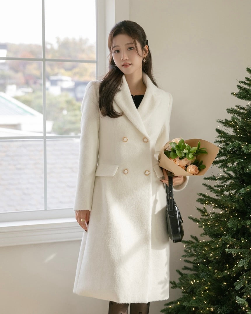NK302 雙扣羊毛大衣