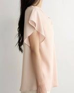 NK184 側束Ruffles 衣袖上衣