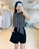 NK132 特色衣領真絲上衣