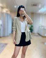 NK165A 束袖薄西裝外套