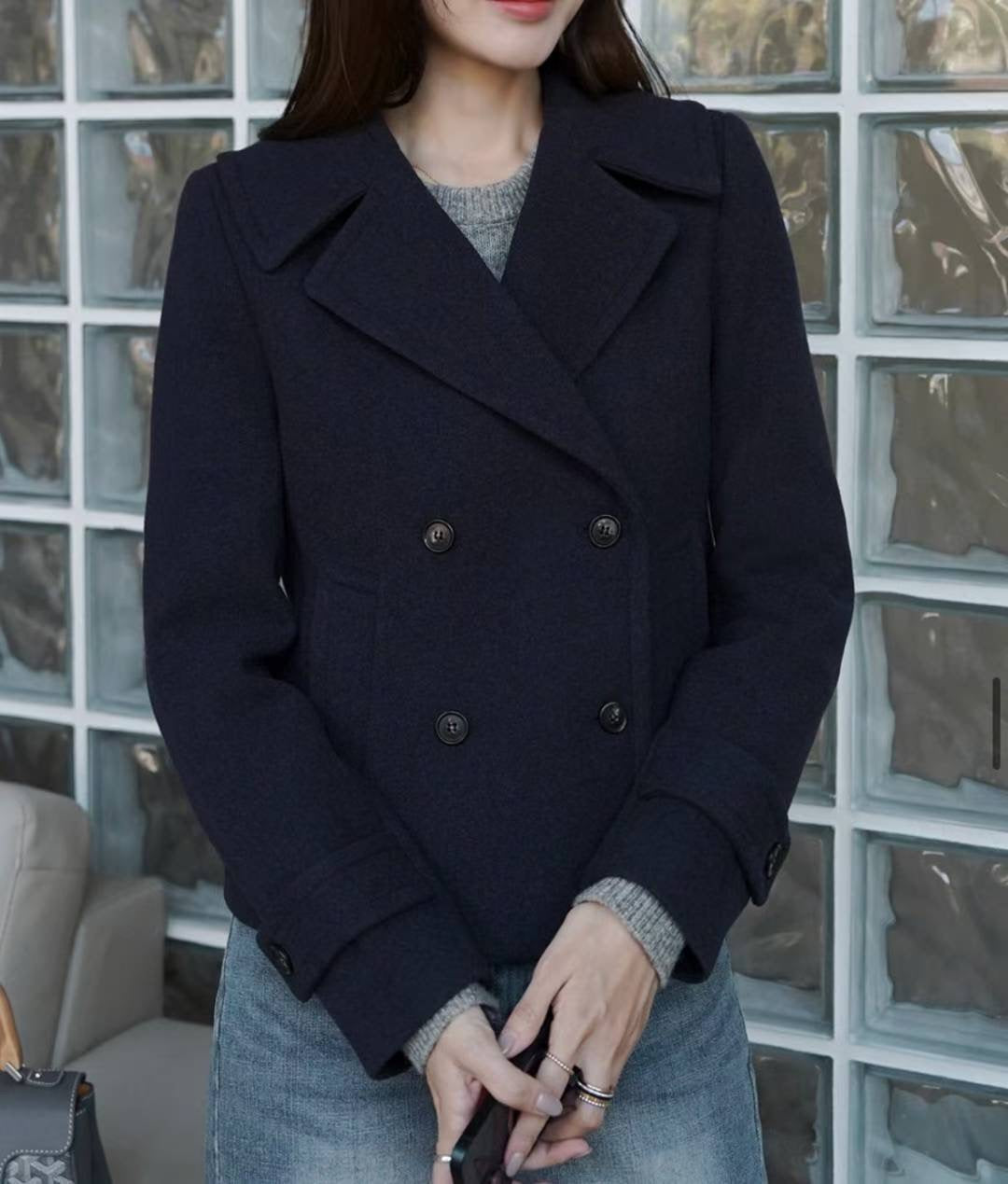 NK346 大領孖襟外套