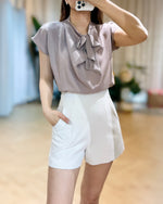 NK015 綁結雪紡上衣