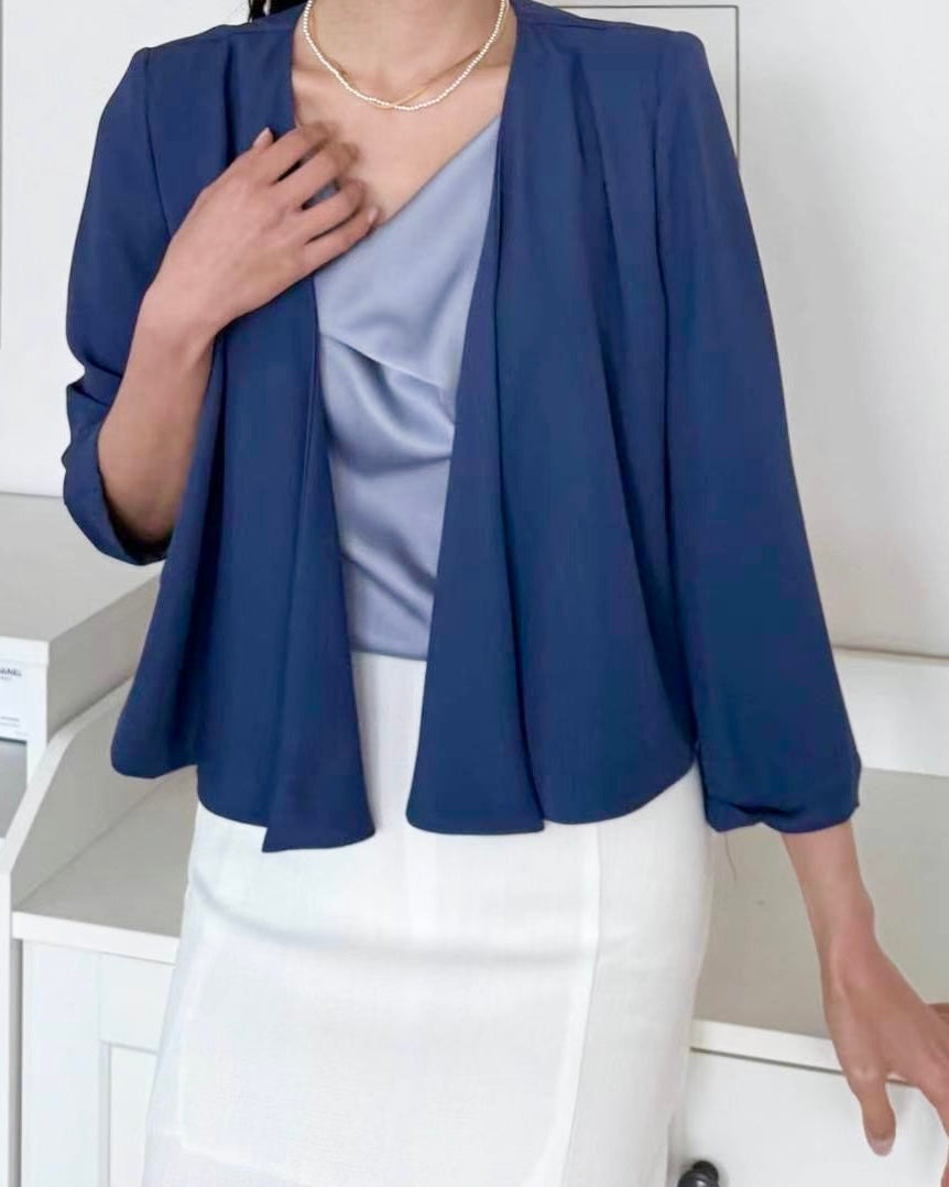 NH160 韓國 Zabara 氣質雪紡外套