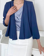 NH160 韓國 Zabara 氣質雪紡外套