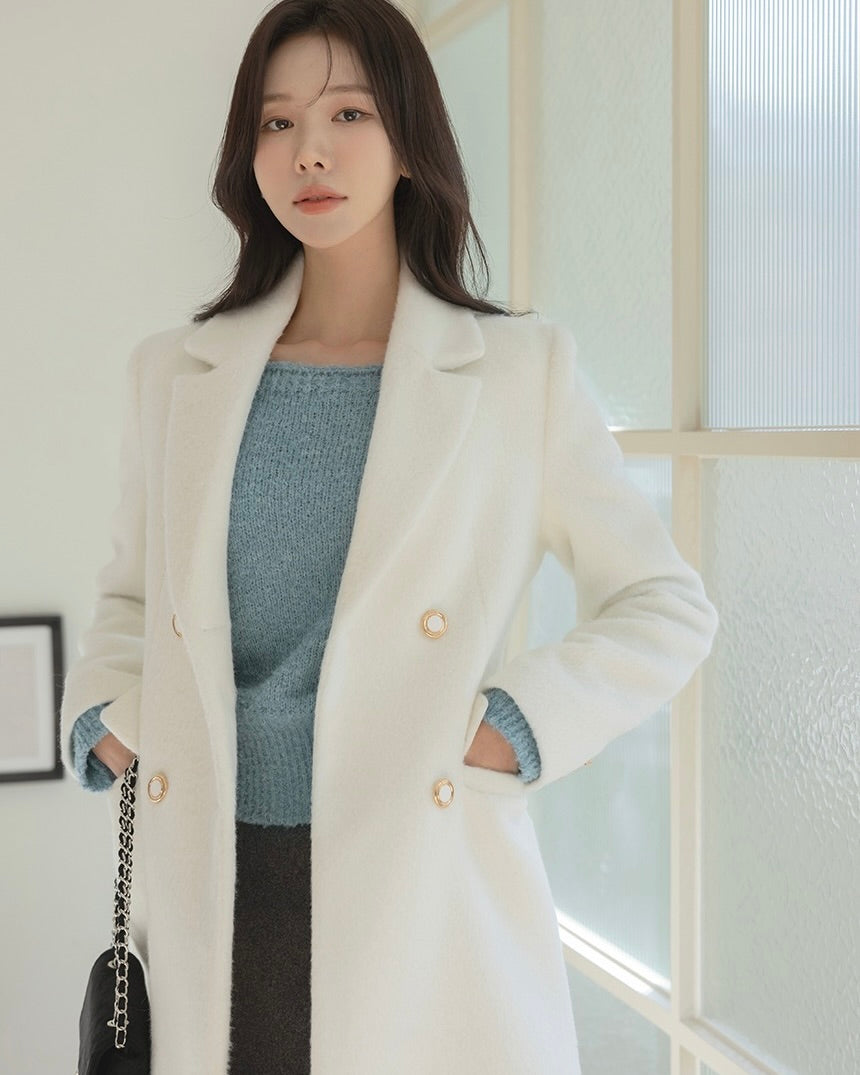 NK302 雙扣羊毛大衣