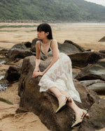 NH534 LEATHER LAB ATHENA 𖠁 CROSS STRAP GROUND HIGH HEEL PUMPS