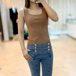 NH457 Tencel knitted vest