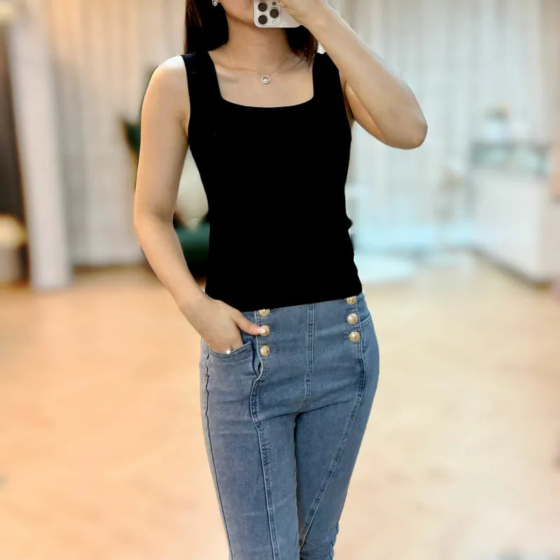 NH457 Tencel knitted vest