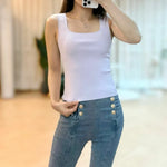 NH457 Tencel knitted vest