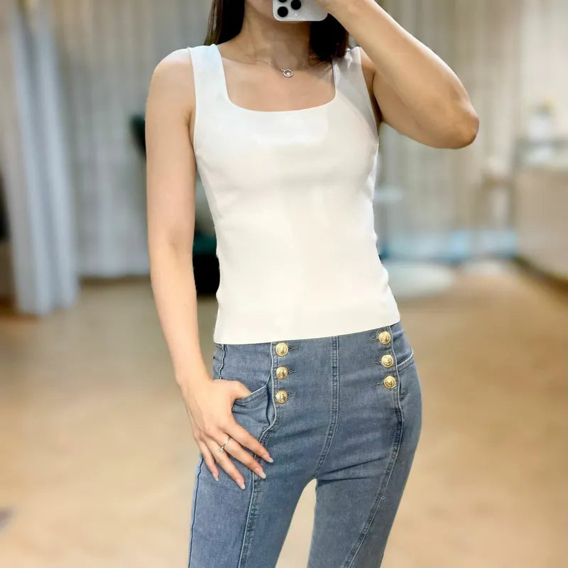 NH457 Tencel knitted vest