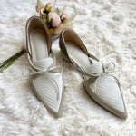 NE891 Leather Lab RIBBON OPEN SHANK FLATS