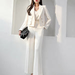 NH120PT high waist wide leg trousers