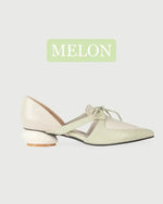 NE891 Leather Lab RIBBON OPEN SHANK FLATS